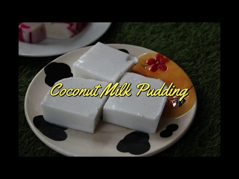 Coconut Milk Agar Agar Pudding